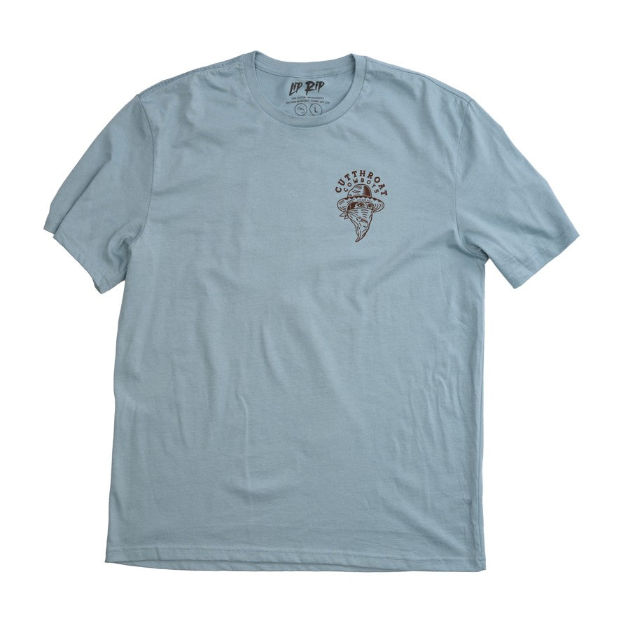 CUTTHROAT COWBOYS TEE (light blue)