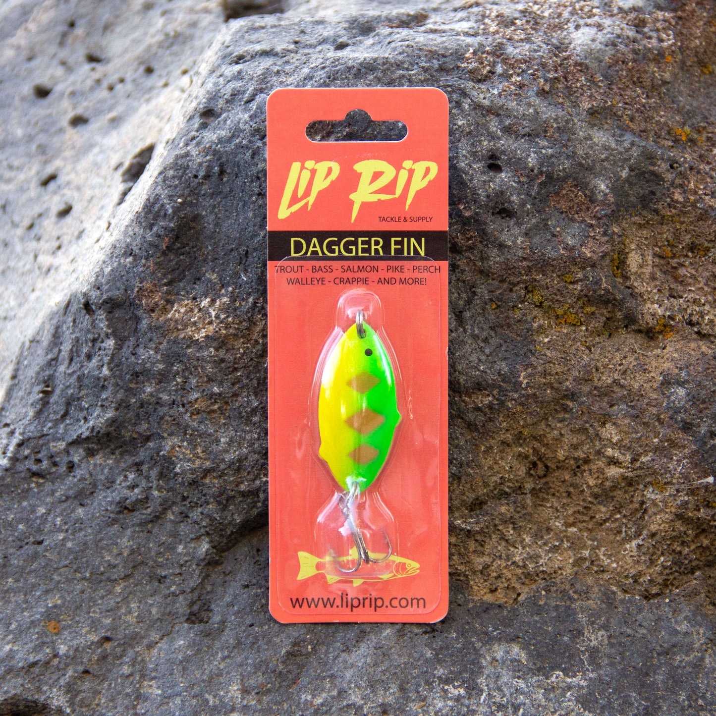 DAGGER FIN (yellow/green)
