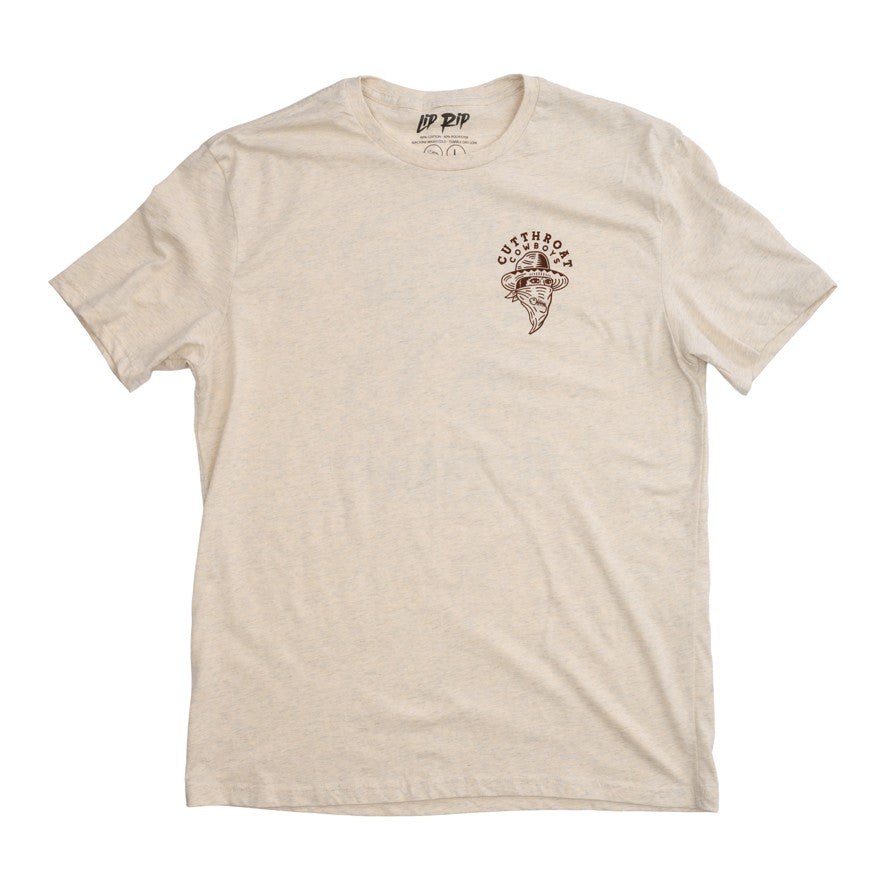 CUTTHROAT COWBOYS TEE (oatmeal)