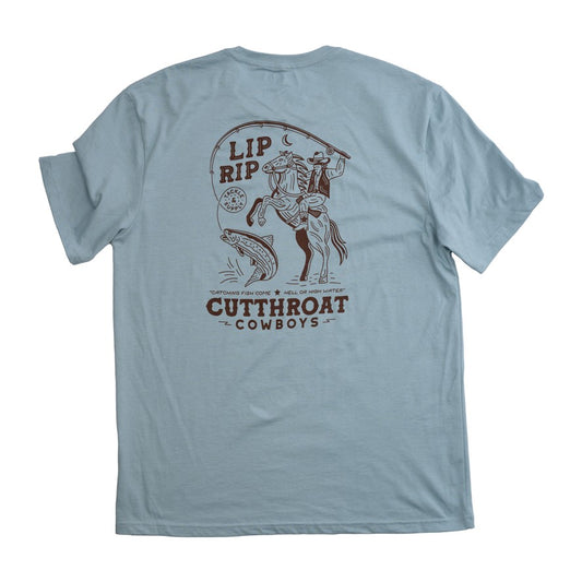CUTTHROAT COWBOYS TEE (light blue)