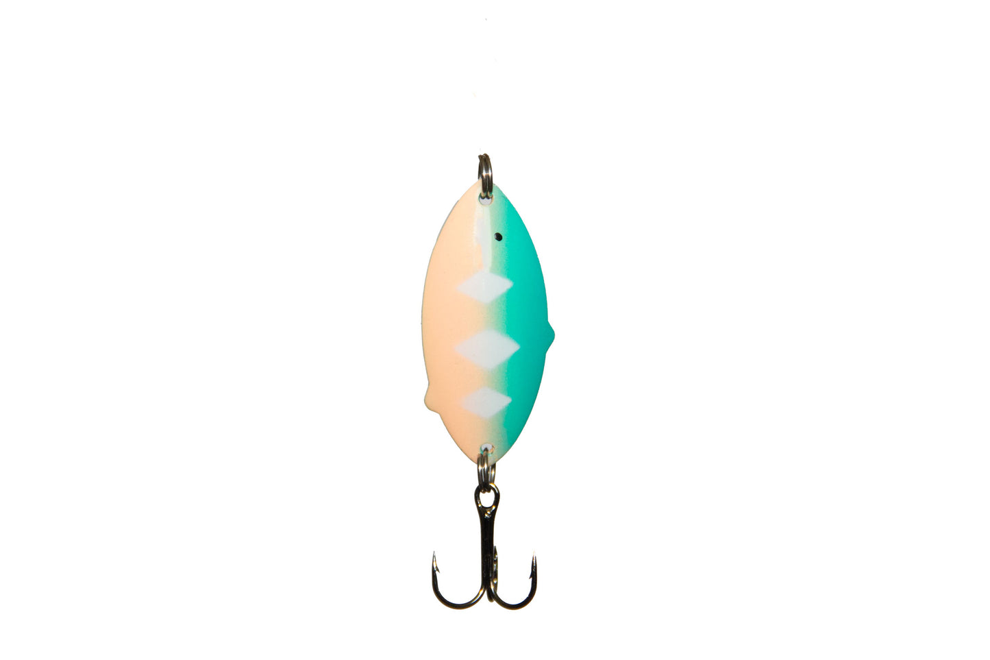 DAGGER FIN (teal/peach)