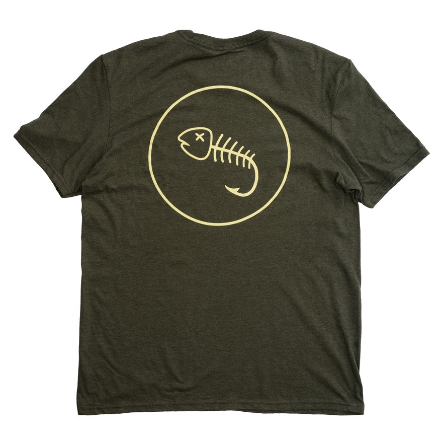 CLASSIC BONEFISH TEE (heathered olive)