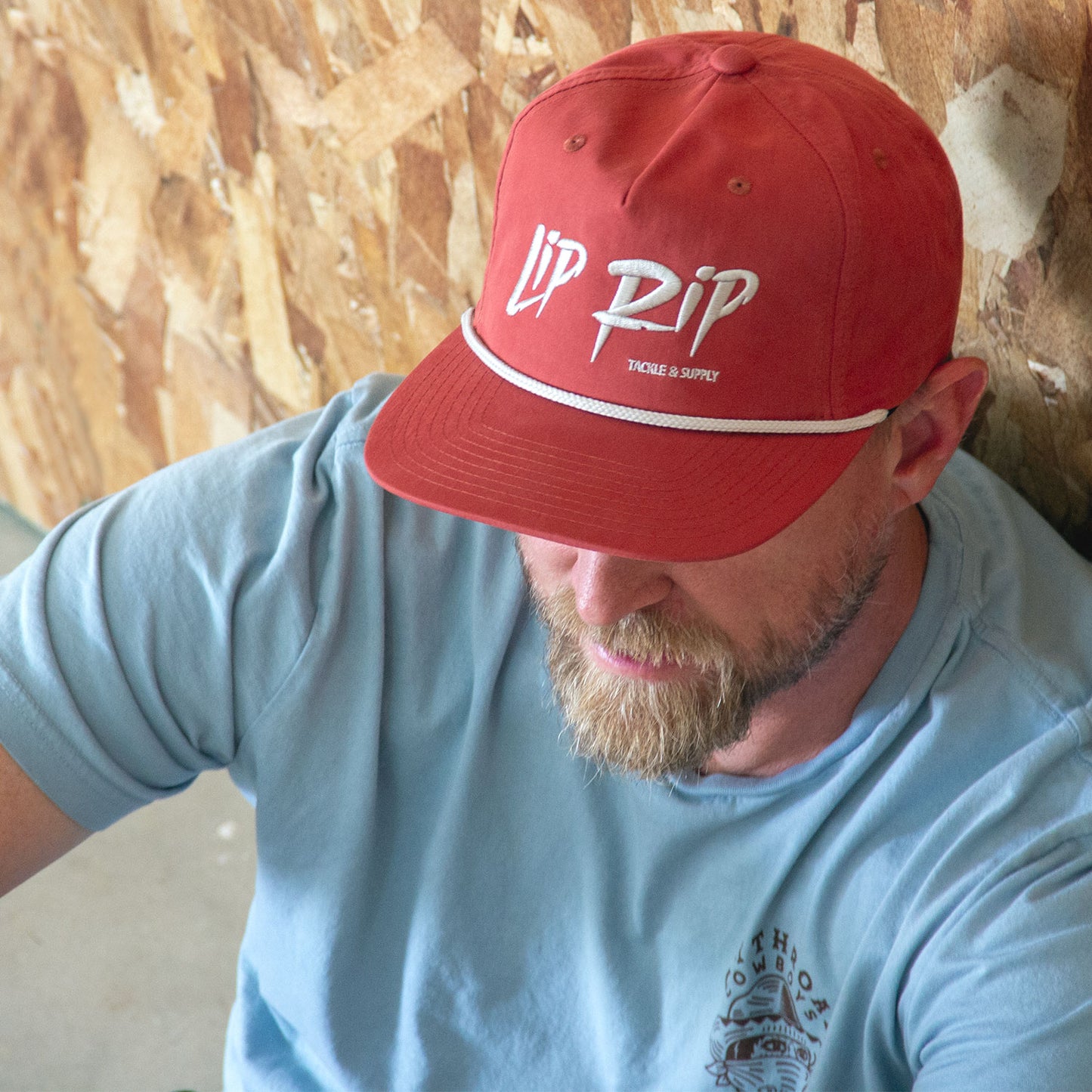 LOGO HAT (rust/cream)