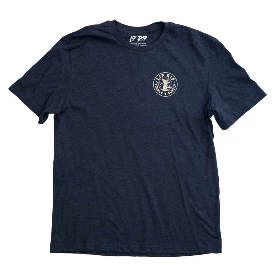 RIVER RAT TEE (heathered navy)