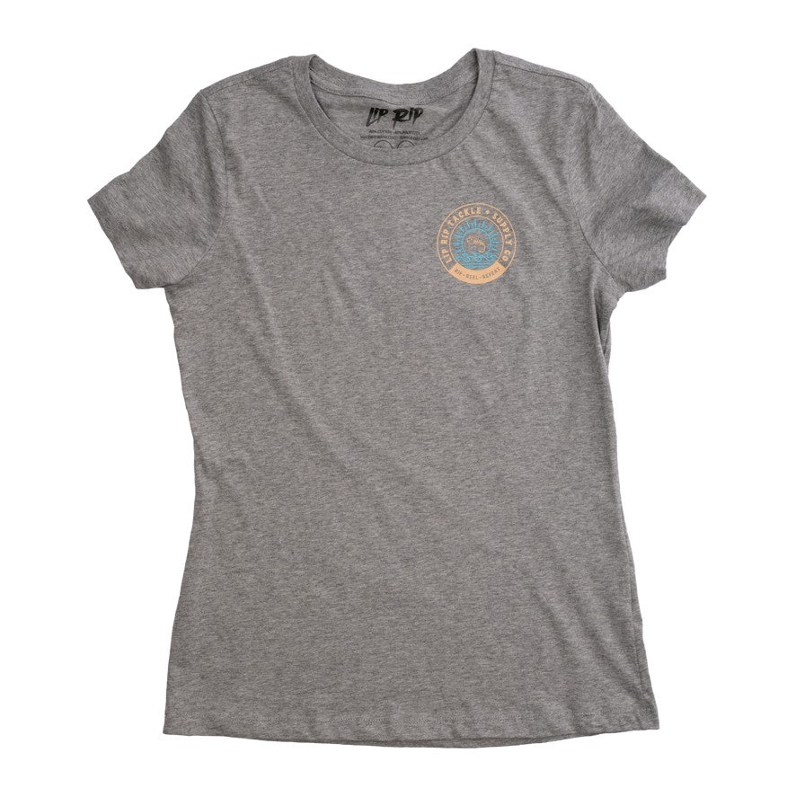 BONEFISH SUNRISE TEE (heathered gray)