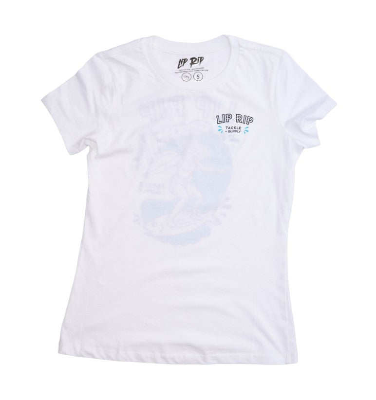 SURFER GIRL TEE (white)