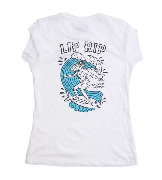 SURFER GIRL TEE (white)